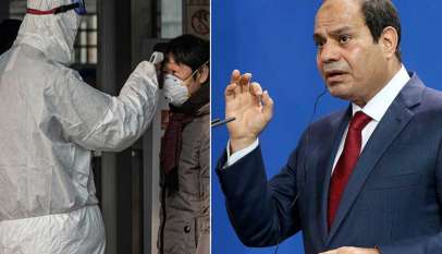 السيسي وفيروس كورونا